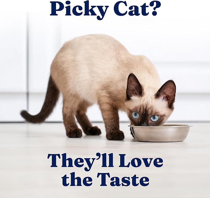 Five Oceans Solid Gold Wet Cat Food Shreds in Gravy - 3 Count Sample Pack - Real Tuna & Mackerel Cat Food for All Ages - Grain Free, Sensitive Stomach