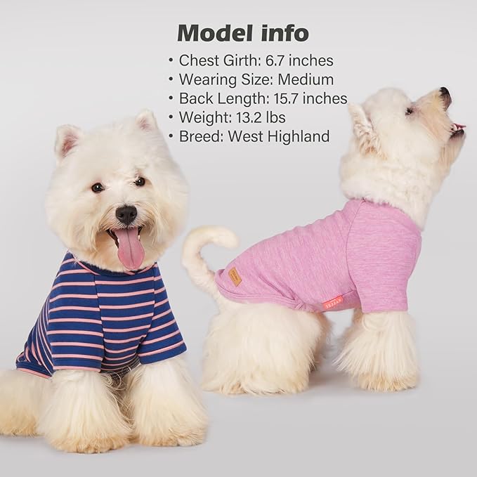 KYEESE 3Pack Dog Sweater Comfy Cat Clothes Lightweight Cat Sweaters Pullover Puppy Fleece Sweater Pet Coat with Sleeves Soft Dogs Sweatshirt Stretchy Dog Sweaters for Small Dogs Girl for Cold Weather