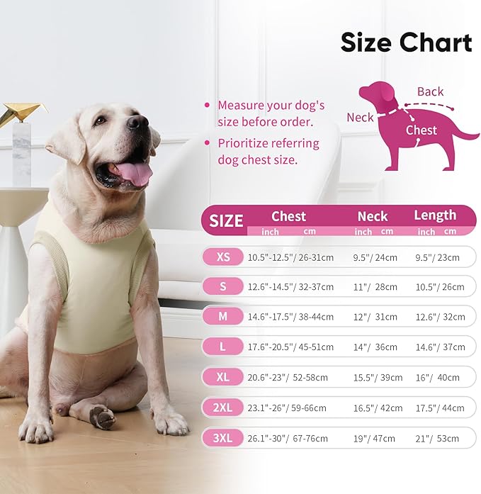Fleece Lining Dog Hoodie with Harness Built in,Extra Warm Large Dog Jacket in Winter Doggie Coats with Hooded,Light Yellow XXL