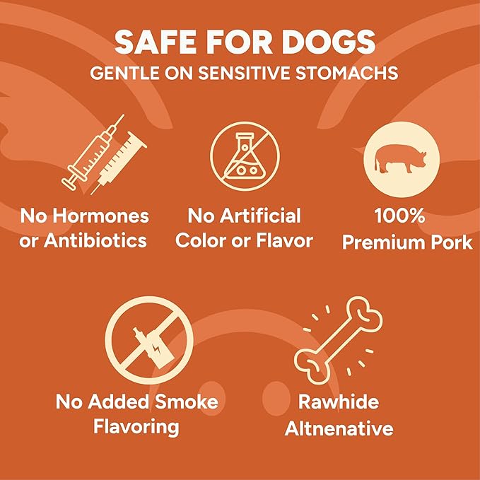 Gaines Pet Pig Ears for Dogs – 15 Count, All-Natural Whole Ears – No Additives or Hormones, Rawhide Alternative, Supports Dental Health, Easily Digestible Treat for Small to Large Dogs
