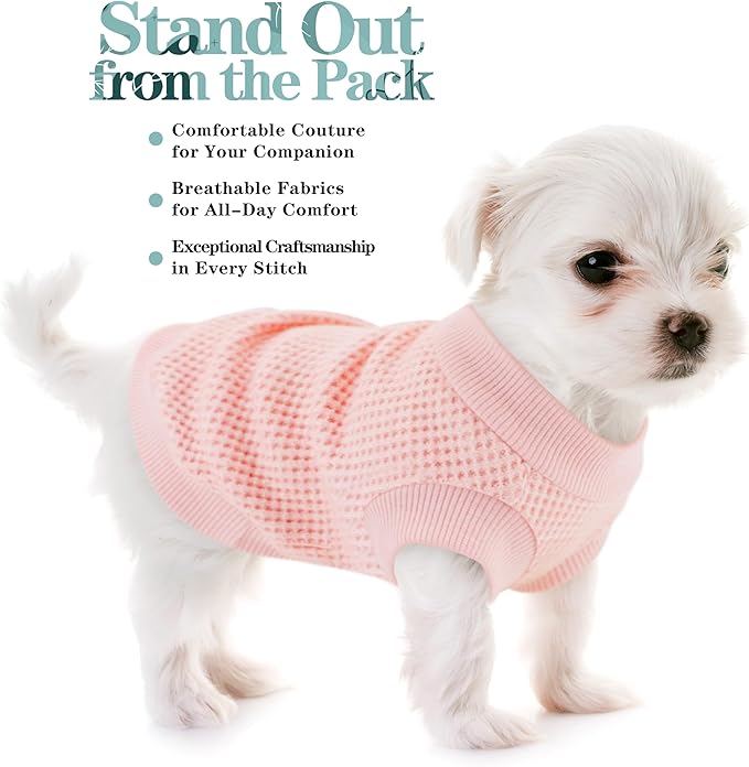 Cozy and Functional Dog Shirts for Small Puppies: Stretchable Beige Attire with Easy-On Design, Ideal for Chihuahuas and Yorkies - Enhance Comfort and Playfulness on Chill Days X-Large