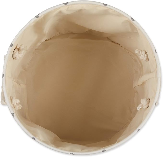 Bone Dry 5511 Pet Storage Collection Paw and Bone Print, Medium Round, Gray