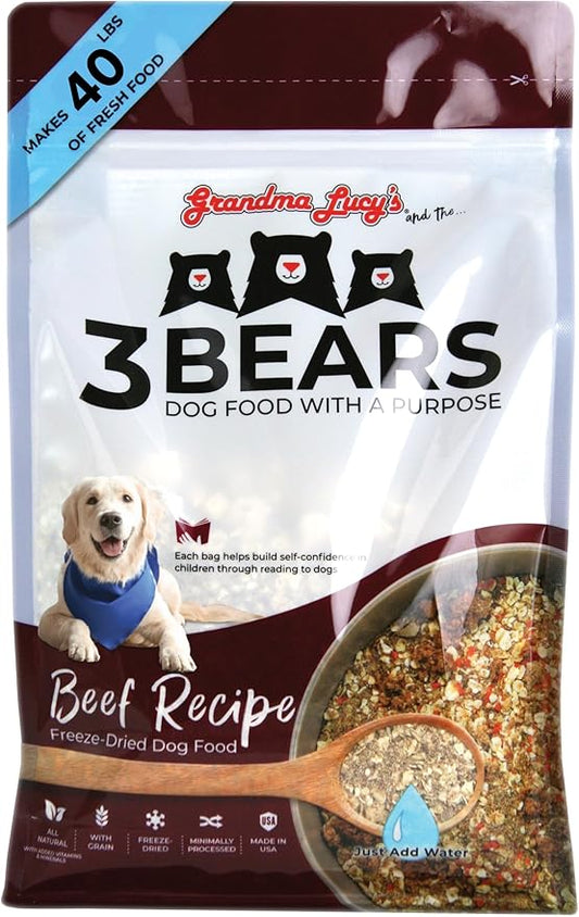 Grandma Lucy's 3 Bears Beef Dog Food - 8lb