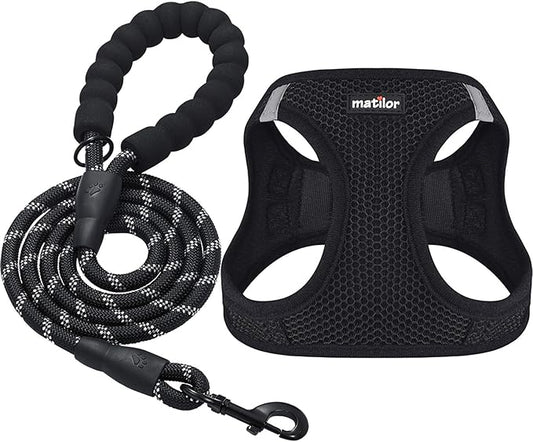 Dog Harness Step-in Breathable Puppy Cat Dog Vest Harnesses for Small Medium Dogs