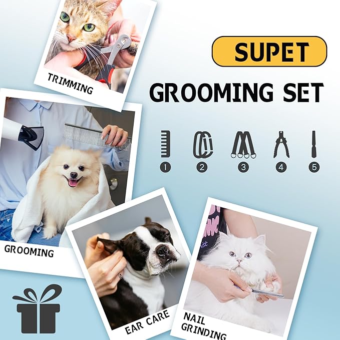 Supet Dog Grooming Hammock Harness for Dogs Cats, Relaxation Pet Nail Clipper Hammock, Restraint Dog & Medium Animal Leashes Sling for Groomingk for Nail Trimming (Black, M)