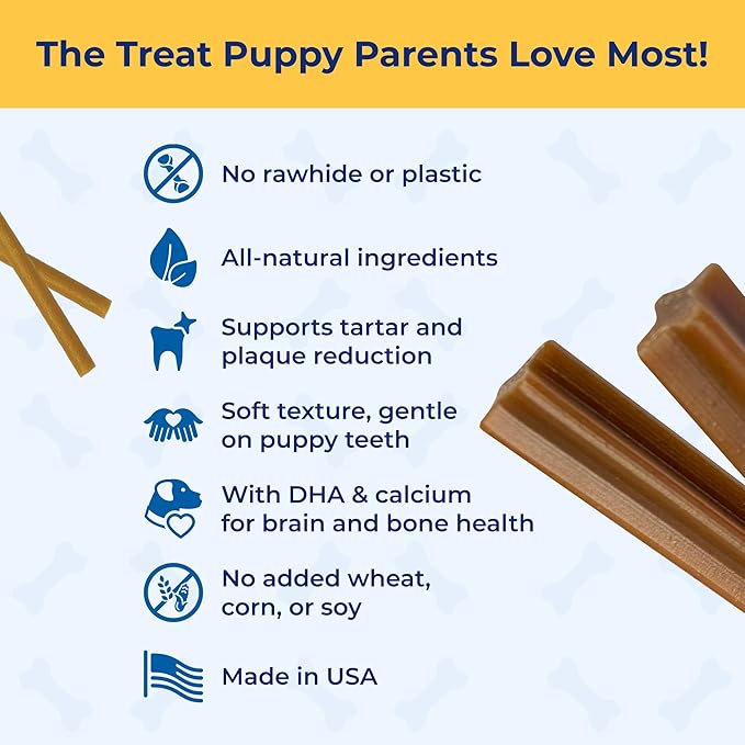 N-Bone Jumbo Puppy Teething Sticks Chicken Flavor Dog Treats, 7.28-oz Bag