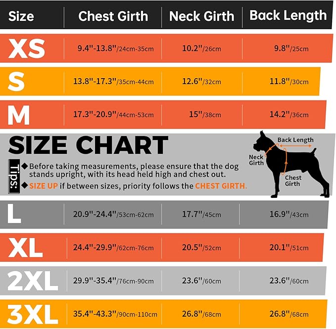Lelepet Warm Dog Winter Coat Reflective Dog Jacket Fleece Vest Waterproof Windproof Cold Weather Coats with Adjustable Buckle Turtleneck Snowsuit for Small Medium Large Dogs,Rottweiler,Great Dane,XXXL