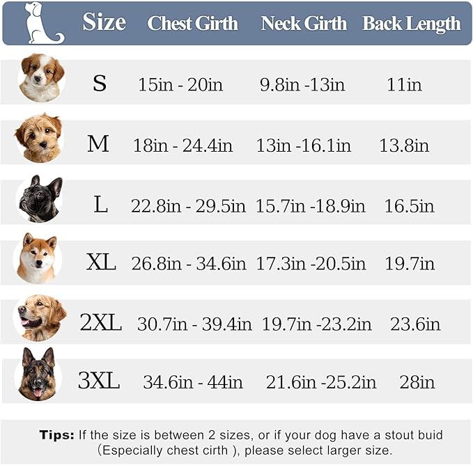 PETDSH Dog Coat Large, Windproof Dog Jacket with Warm Fleece Lining, Thickened Collar Dogs Winter Coat, Adjustable Reflective Pet Coats for Cold Weather (Navy Blue, X-Large)