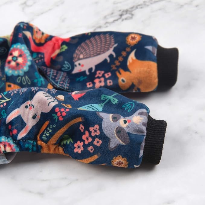 CuteBone Small Dogs Outfit Soft Puppy Onesies Pjs Dog Pajamas Pet Coat Cat Apparel Comfy Doggie Jumpsuit Bodysuit for All Seasons P75XL