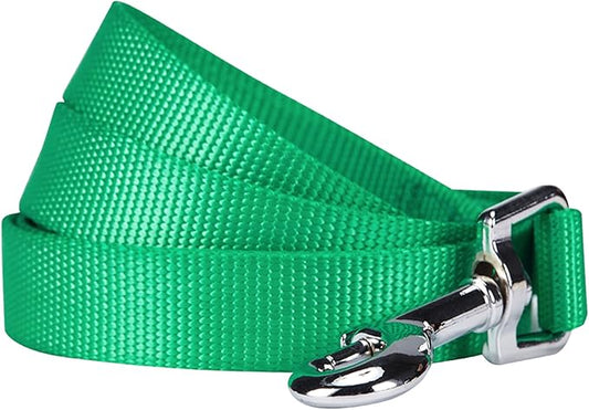 Blueberry Pet Essentials Emerald Dog Leash for Small -5' * 5/8" Dogs | Heavy Duty Nylon Lead | Lightweight Puppy & Cat Leash for Walking & Training