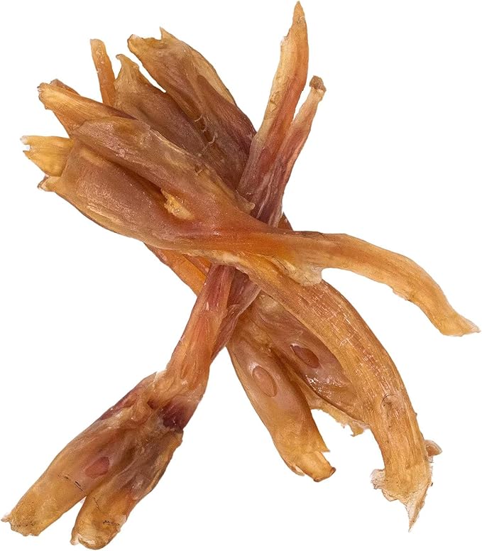 Pupford Thick Beef Tendon Chews for Dogs & Puppies, All-Natural Dog Chew with Glucosamine for Joint Health, Long-Lasting Toy, Great for Teething (5 Count)