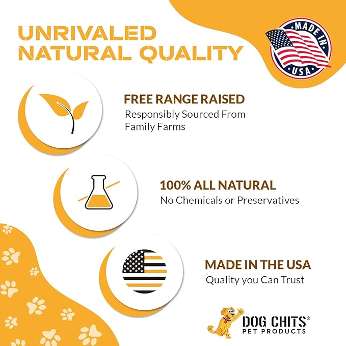 Dog Chits Lamb Ears for Dogs – 100% Natural Baked Lamb Ear Dog Treats – Grain-Free, High Protein, Lower Fat Training Chews – Dental Health & Joint Support – for Medium and Small Pups – 35 Pack
