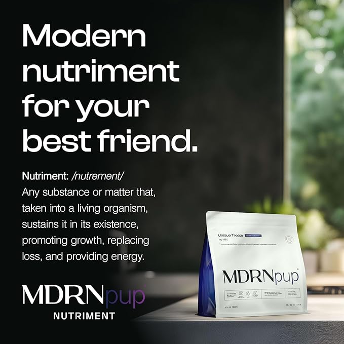 MDRNpup® Unique Dog Treats, Human Grade and All-Natural, Only Four Ingredients, High Protein - Amino Acids, Nothing Artificial, Soft Baked in The USA (13.2 Ounce, Chicken Peptide)