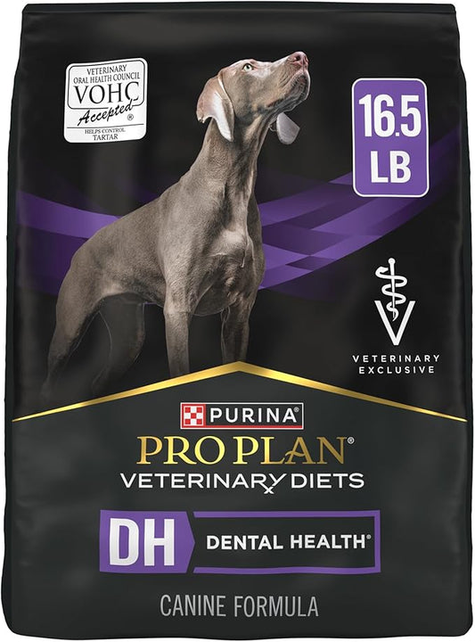Pro Plan Veterinary Diets Purina DH Dental Health Canine Dog Food Dry Formula - 16.5 lb. Bag