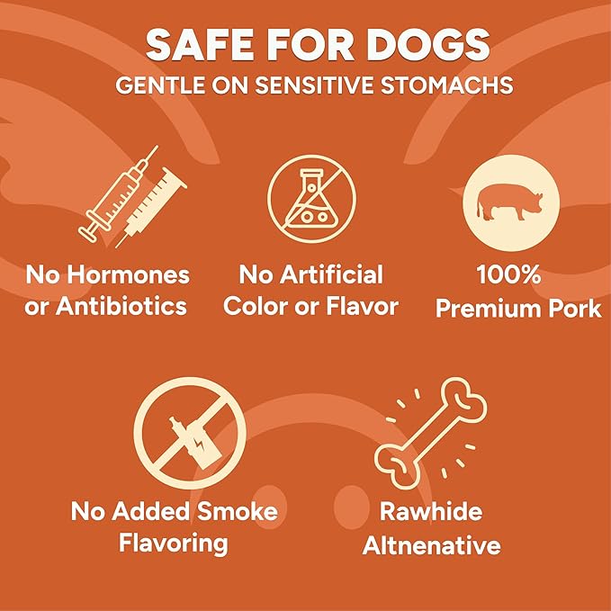 Gaines Pet Pig Ears for Dogs – 100 Count, All-Natural Whole Ears – No Additives or Hormones, Rawhide Alternative, Supports Dental Health, Easily Digestible Treat for Small to Large Dogs
