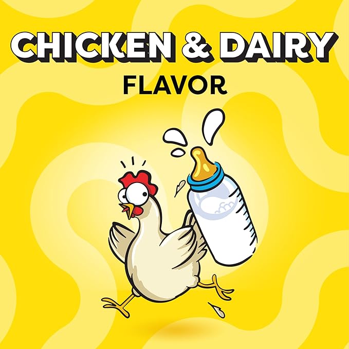 Temptations Kitten Crunchy and Soft Cat Treats Chicken and Dairy Flavor, 6.3 oz. Pouch, (Pack of 10)