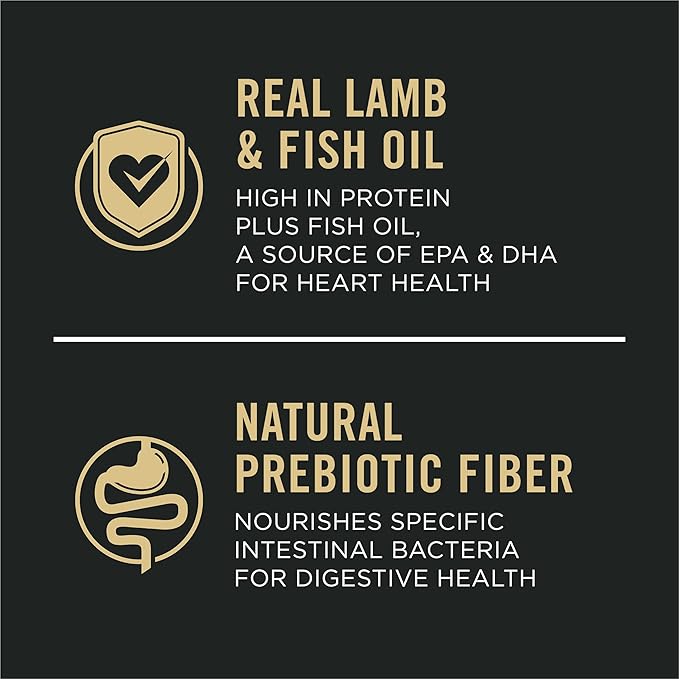 Purina Pro Plan Sensitive Skin and Stomach Puppy Food Lamb and Oat Meal Formula - 4 lb. Bag