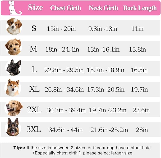 PETDSH Dog Coat Medium, Built-in Harness Dog Jacket with Warm Fleece Lining, Waterproof Reflective Dogs Winter Coat, Pet Coats with Pocket and Trash Bags (Pink, Medium)