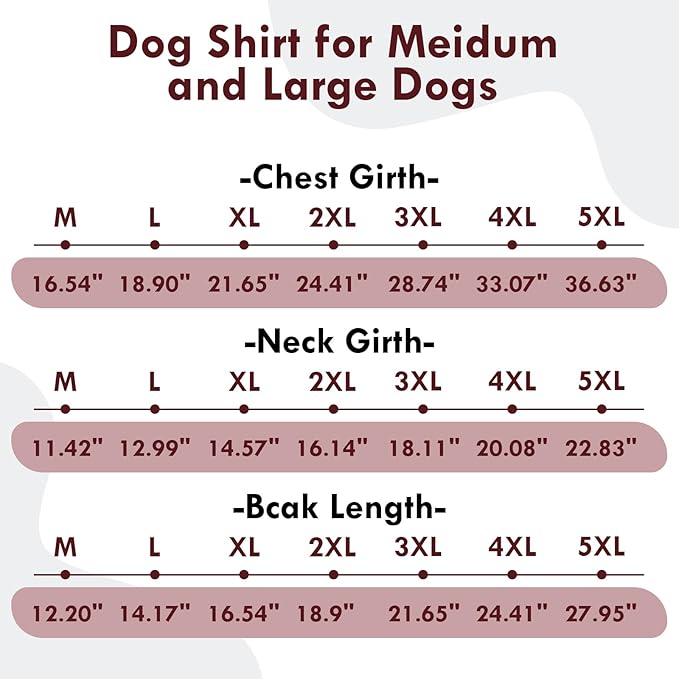 2 Pack Dog T-Shirt, Quick Dry Durable Shirts for Large Dogs, Summer Cooling Sun Protection Clothes, Breathable Prevents Overheating Vest, Purple+Pink, 5XL