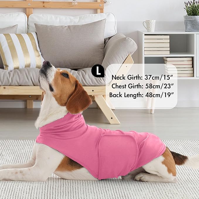 X-Small Anxiety Vest for Dogs,Sleeveless Lightweight Calming Shirt |Adjustable with Chest & Hood for Puppy,Anti-Anxiety Clothes for Noise,Fireworks,Storm(Rose)
