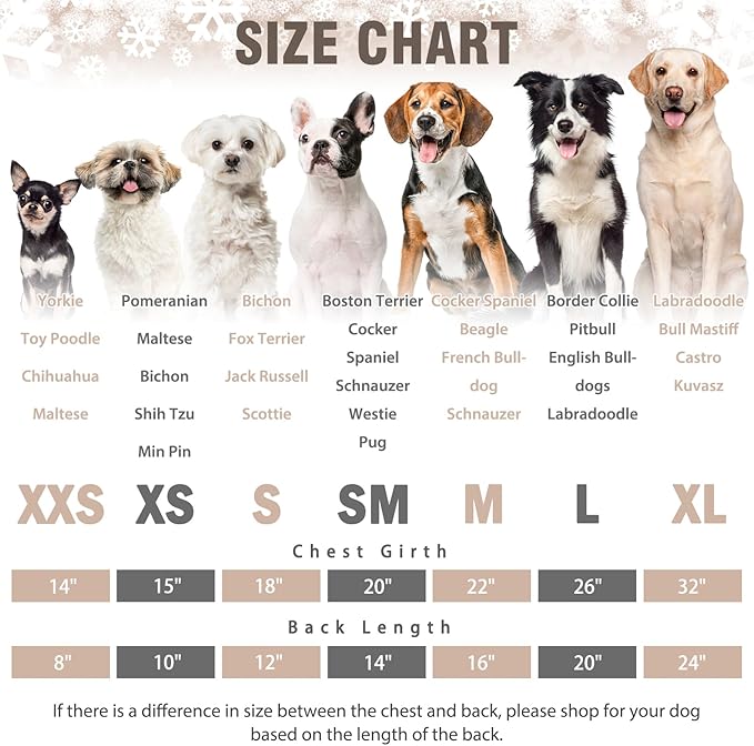 SCENEREAL Fall Dog Pajamas for Small Dogs, Thanksgiving Small Dogs Sweater, Soft and Warm Puppy Clothes, Holiday Onesie Christmas Outfits for Doggie Cold Winter - Dog Jammies Pjs
