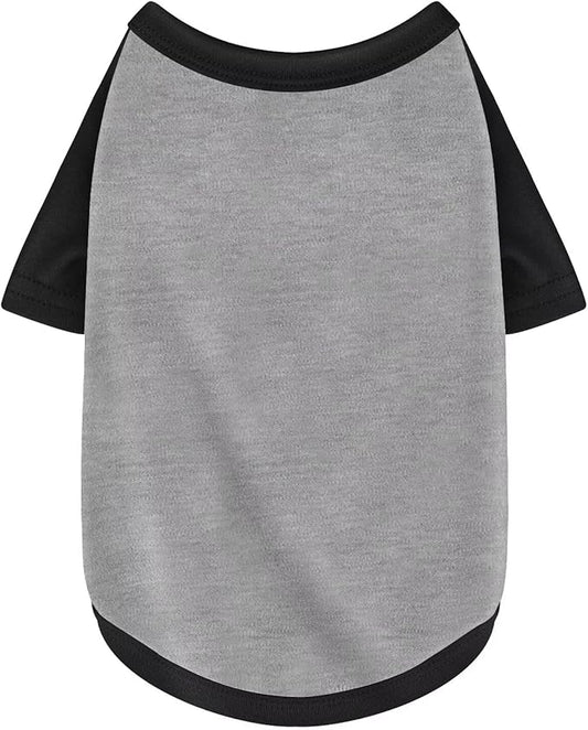 Stylish Grey Block Dog Shirt: Premium Polycotton Blend, Comfortable, Breathable, and Wrinkle-Resistant. Perfect Apparel for Small, Medium, & Large Dogs, a Must-Have for Pet Lovers XS
