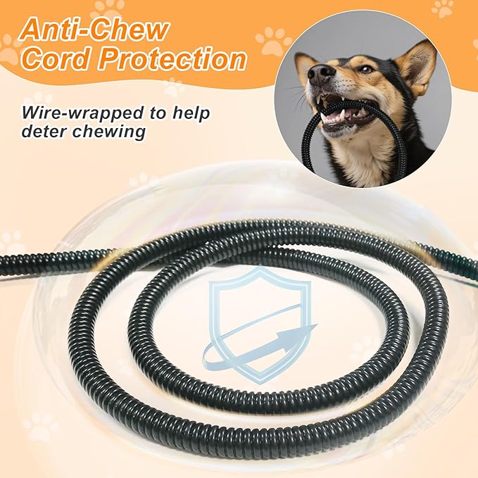 Cat Heating Pad 18×18 in Dog Heated Bed Smart Temperature Control Switch, Metal Protective Pipe Waterproof Cat Beds for Indoor Cats with a Plush Cotton Cover