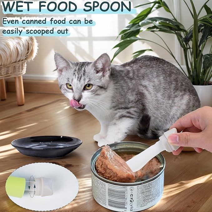 Dog Food Scoop 1 Cup,Pet Food Measuring Cup with Long Handle, Food-Grade Feeding Scoop for Dogs, Cats and Rabbits, Easily Clean Safe and Reliable