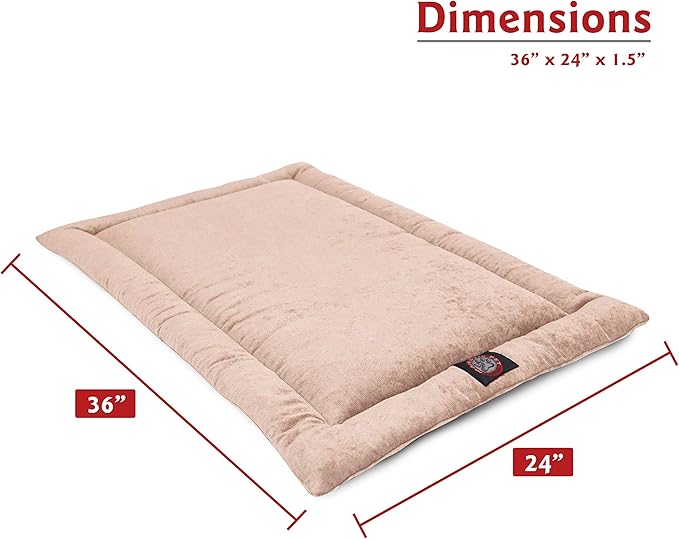 36" Villa Pearl Crate Dog Bed Mat By Majestic Pet Products