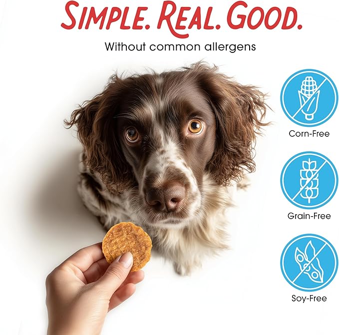 Farmland Traditions Dogs Love Chicken Jerky Dog Treats with Only 3 Ingredients and No Fillers, 6 Ounce Bag