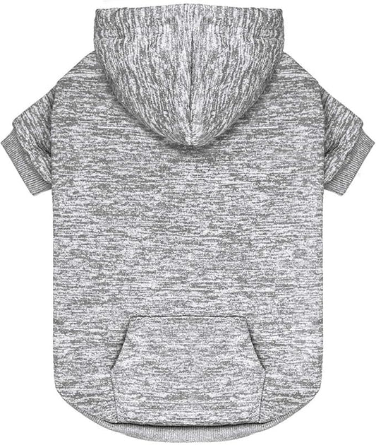 Dog Sweaters for Medium Dogs Dog Hoodie Fleece Dog Sweater Soft Dog Clothes Sweatshirt with Pocket Dog Hoodie for Medium Dogs(Grey&M)