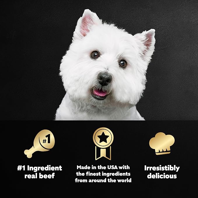 Cesar Wet Dog Food Classic Loaf in Sauce Filet Mignon Flavor, Porterhouse Steak Flavor, Grilled Steak & Eggs Flavor, and Beef Recipe Variety Pack 3.5 oz. Easy Peel Trays (60 Count)