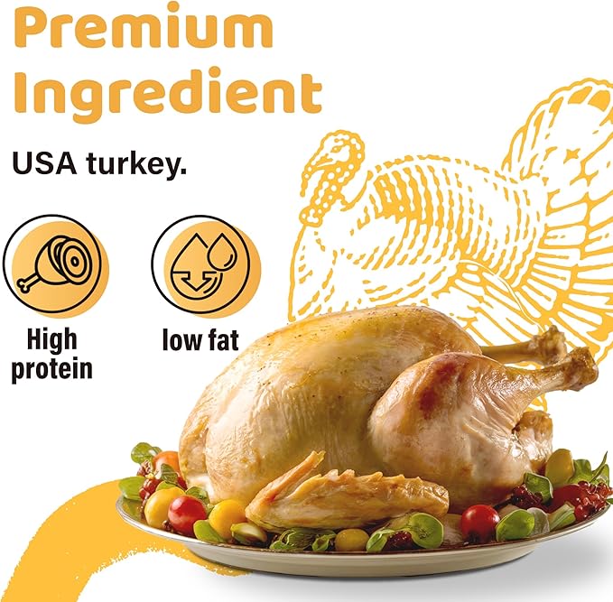 iPaw Turkey Dog Treats, All Natural Human Grade Dog Treat, Suitable for Training chew, US Sourced Raw Material, Hypoallergenic, Rawhide Alternative, Ring (Original)