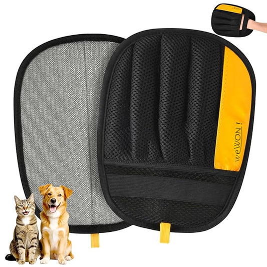 Pet Hair Removal Glove for Cats & Dogs,Newly Upgraded Reusable Electrostatic Pet Hair Removal Tool, Pet Hair Remover，Grooming & Cleaning Tool for Couch, Furniture, Clothing, Carpet, Car Seat