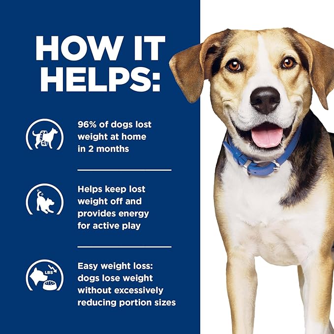Hill's Prescription Diet Metabolic Weight Management Lamb Meal & Rice Formula Dry Dog Food, Veterinary Diet, 6 lb. Bag