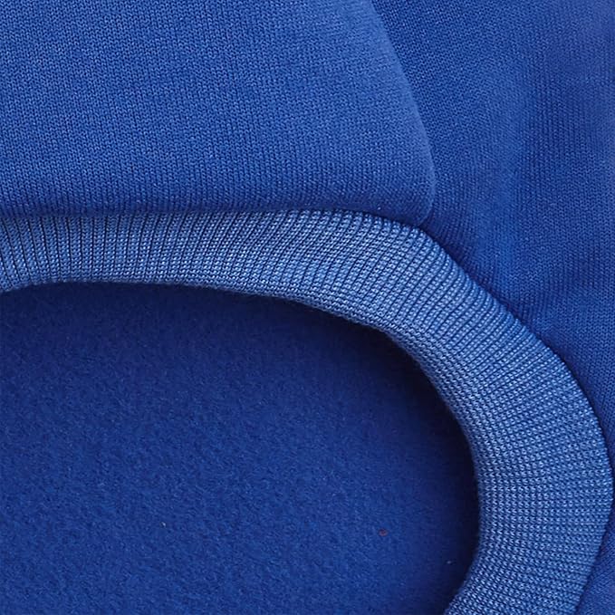 Puppy Sweater for Small Dogs Clothes Warm Winter Cat Clothe Pet Sweatshirt Knitwear Doggie Kitten Clothing, Blue, X-Small