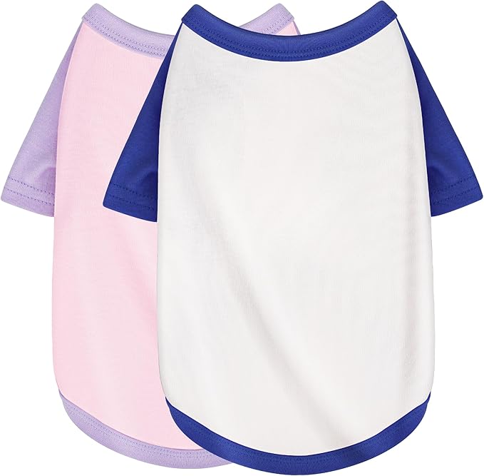Stylish 2PCS Color Block Dog Shirt: Premium Polycotton Blend, Comfortable, Breathable, and Wrinkle-Resistant. Perfect Apparel for Small, Medium, & Large Dogs, a Must-Have for Pet Lovers 4XL