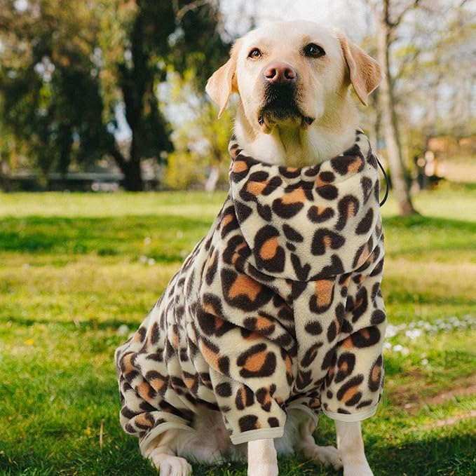 ROZKITCH Dog Winter Pajamas, Pet Windproof Warm Cold Weather Jacket Vest with Luminous Zipper, Jumpsuit Apparel Outfit Clothes for Small Medium Large Dog Brown S