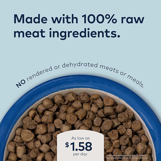 ZIWI Peak Steam & Dried Cat Food – Cage-Free Chicken w/Whole Mackerel - High Protein, Skin & Coat Health, Low Carb, for All Life Stages (28.8oz)