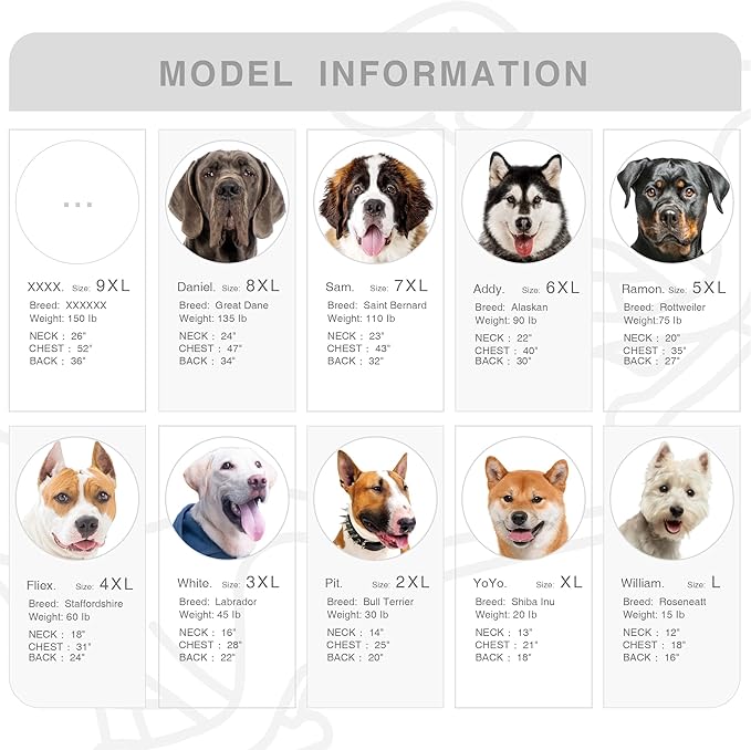 Extra Large Dog Clothes Hoodies Zip Up Sweaters for Big Dogs Labrador Border Collie Grey 4XL
