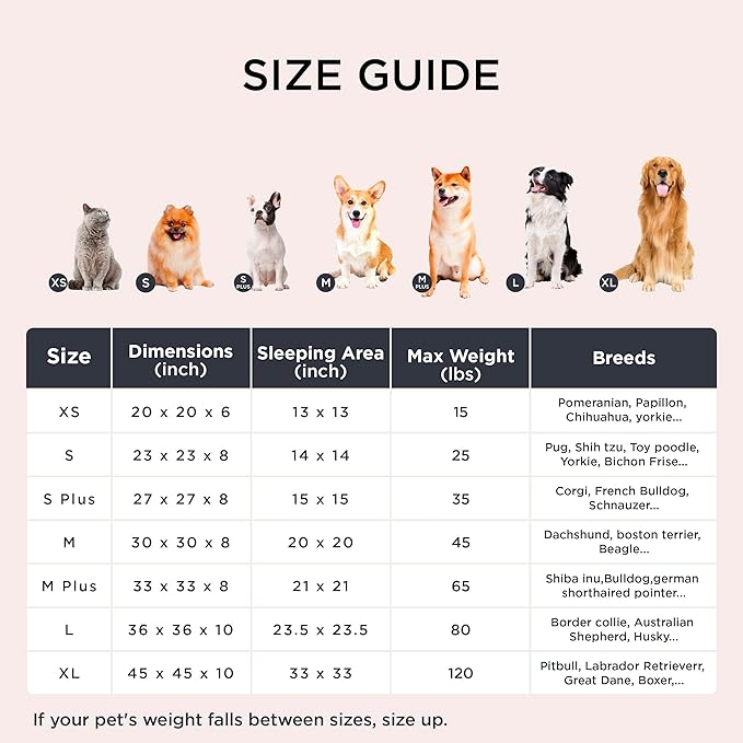 Bedsure Calming Dog Bed for Small Dogs - Donut Washable Small Pet Bed, Round Anti-Slip Fluffy Plush Faux Fur Large Cat Bed, Fits up to 25 lbs Pets, Ivory Beige, 23 inches