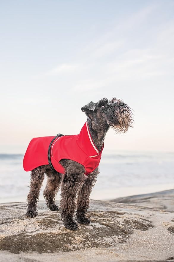Goldpaw Rainpaw Waterproof Dog Raincoat - Durable Dog Rain Jacket for All Seasons - Easy to Wear, Adjustable, Premium Pet Outerwear - Made in The USA - Machine Washable - Navy - Size 20