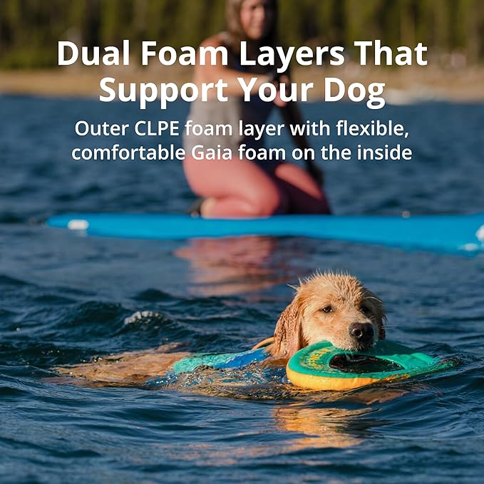 Ruffwear, Float Coat Dog Life Jacket, Premium Buoyancy Swim Vest with Lift Handle, Secure Fit & Reflective Trim, Adjustable Flotation for Swimming, Boating, & Outdoor Adventures, Purple Lily, X-Small