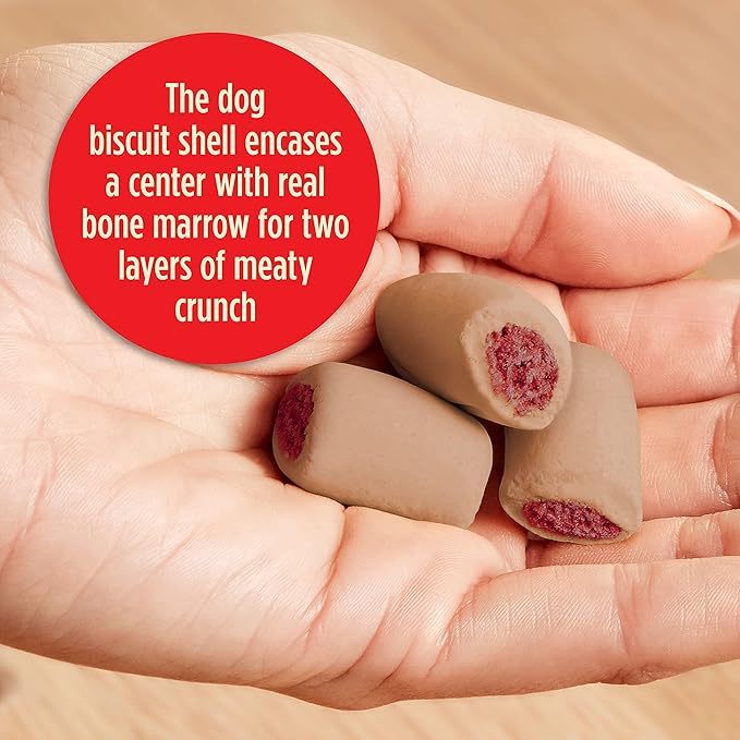 Milk-Bone MaroSnacks Bacon Flavor Small Dog Treats With Bone Marrow, 40 Ounces (Pack of 2) (Packaging Design May Vary)
