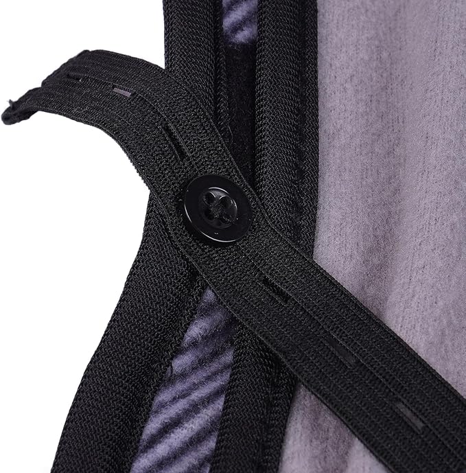 Warm Dog Coat for Winter,Waterproof Jacket with Zipper,Detachable Dog Coat with Adjustable Buckle,Comfortable Jacket for Dogs in Cold and Windy Days.S Black