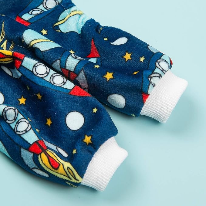 CuteBone Small Dogs Outfit Soft Puppy Onesies Pjs Dog Pajamas Pet Coat Cat Apparel Comfy Doggie Jumpsuit Bodysuit for All Seasons P16L