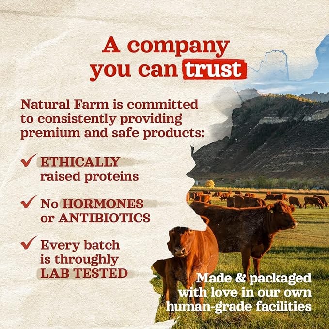 Natural Farm Odor-Free Curly Bully Sticks (10-12 Inch, 5 Pack), Fully Digestible, 100% Beef Pizzle Chews, More Engagement & Fun, Grass-Fed, Non-GMO, Fully Digestible - Best for Small & Medium Chewers