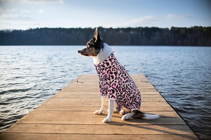 ROZKITCH Winter Coat for Dogs Large, Pet Windproof Warm Cold Weather Jacket Vest with Luminous Zipper, Jumpsuit Apparel Outfit Clothes for Large Giant Dog L-Pink 3XL