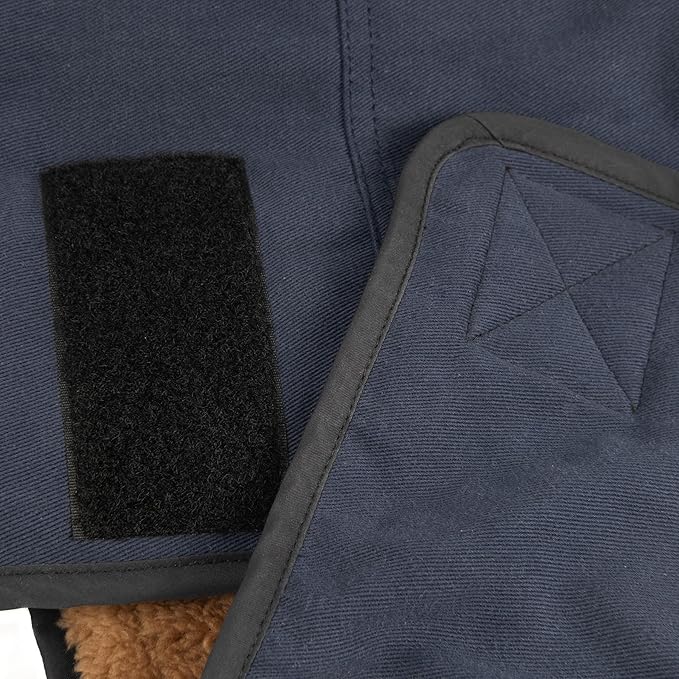 Sedona Dawn Dog Winter Jacket with Sherpa Fleece Lined Canvas for Medium and Large Breeds - Cold Weather Coat (50 (S))