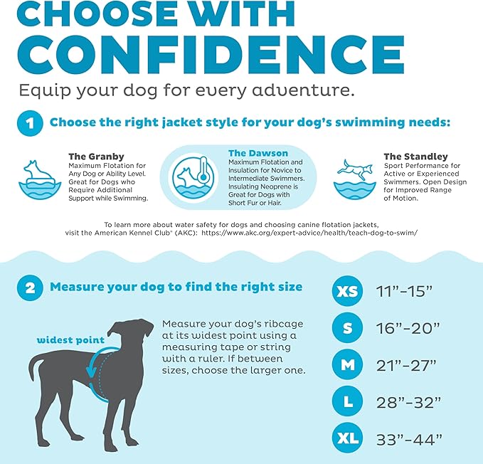 Outward Hound Dawson Swim Dog Life Jacket, High-Performance Neoprene Dog Life Vest for Swimming, Boating, and Water Safety, Medium, Red
